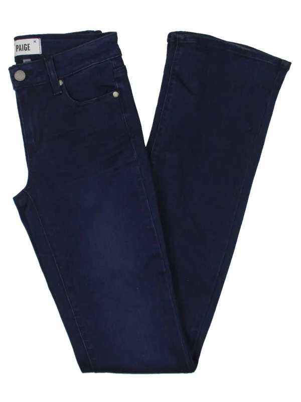 Browse Our Top Products Manhattan Womens Mid Rise Dark Wash Bootcut Jeans