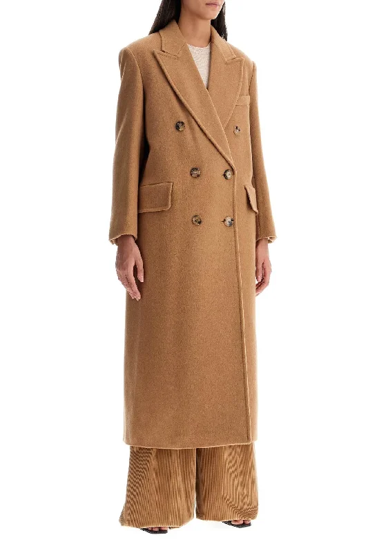 Hot Styles Max Mara Camel Double-Breasted Coat