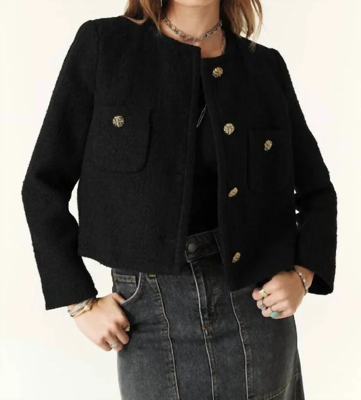 Holiday Attire Sale Meredith Jacket In Noir