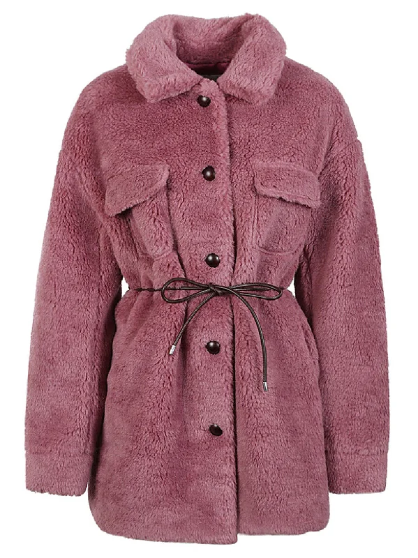 Elegant Attire For The Modern Lady Molliolli Women's Coats pink