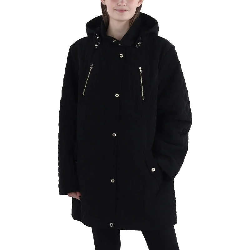 Limited Stock, Big Sale Plus Womens Hooded Short Quilted Coat