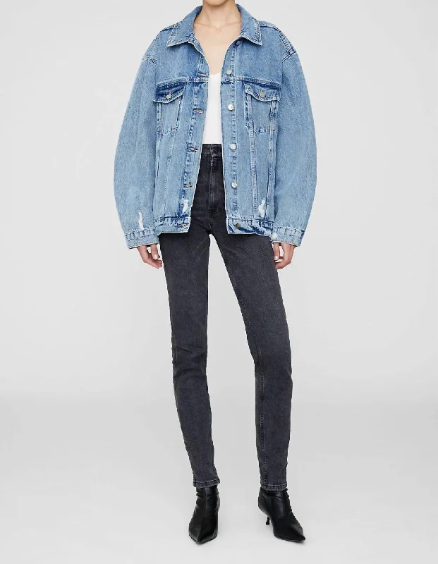 Minimalist Chic Rory Jacket In Vitnage Blue