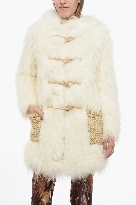 Wardrobe Essentials Saint Laurent Faux-fur Montgomery Coat