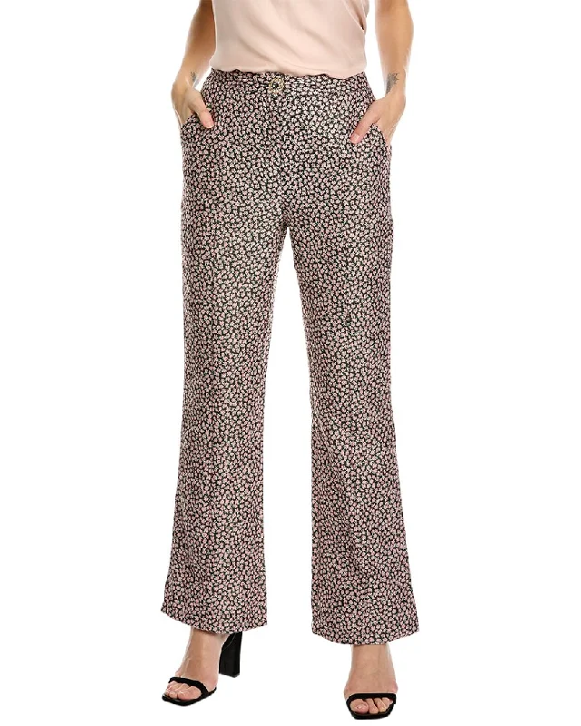 Trendy Women's Wear Collection SISTER JANE Harvest Jacquard Flared Trouser