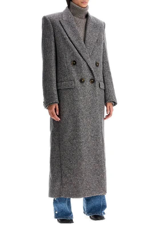 Pastel Styles Stella Mccartney Maxi Tweed Coat In