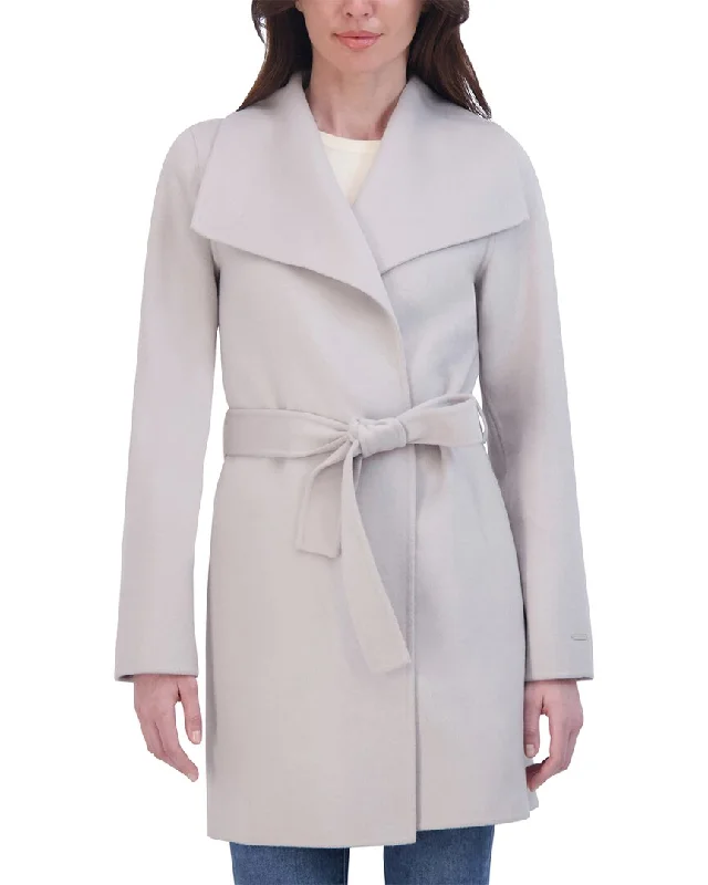 Classic Appeal Tahari Double Face Wool-Blend Coat