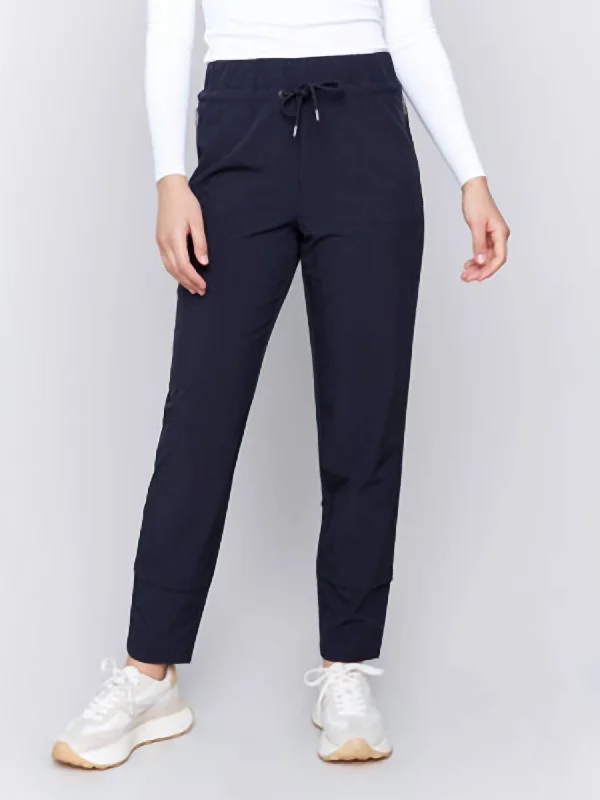 Summer Deals Techno Pull-On Pants In Navy