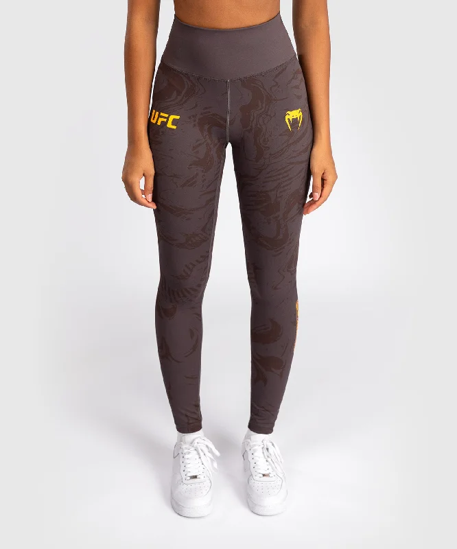 Redefining Women's Style UFC Fusion by Venum Fight Week Women’s Performance Tight - Earthen Brown