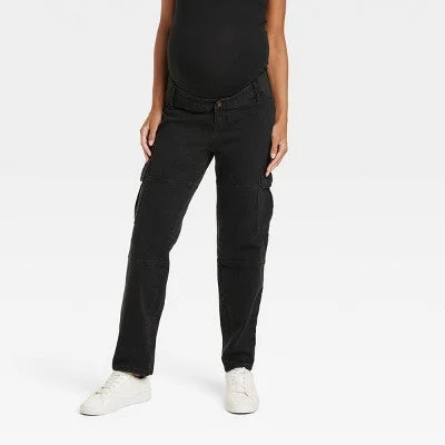 Popular Collection Isabel Maternity by Ingrid & Mid Rise Straight Fit Full Straight-Leg Jeans