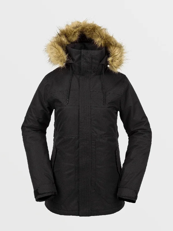 Redefining Women's Style Womens Fawn Insulated Jacket - Black