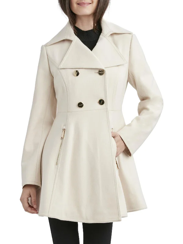 Low Price Special Womens Wool Blend Lightweight Pea Coat