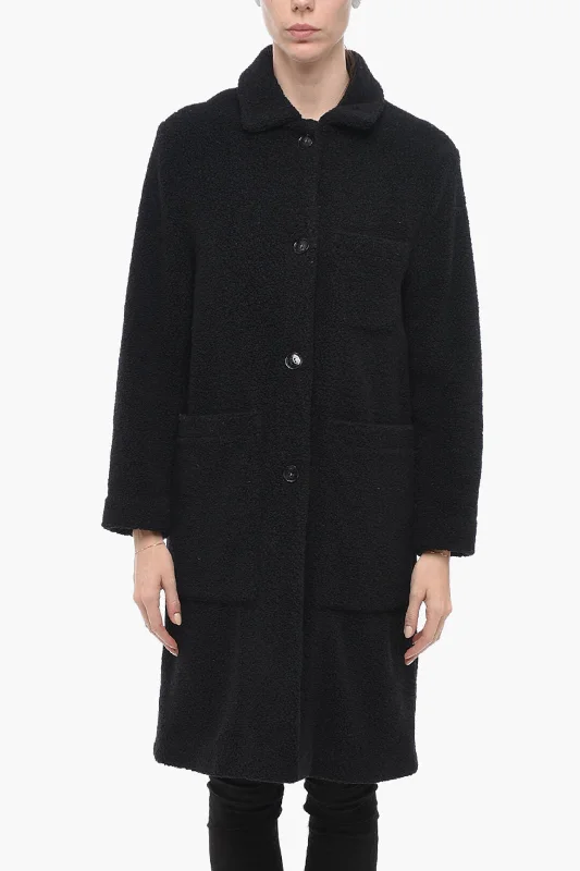 Fashion Forward Woolrich Faux-fur HAZELTON Coat with Maxi Pockets