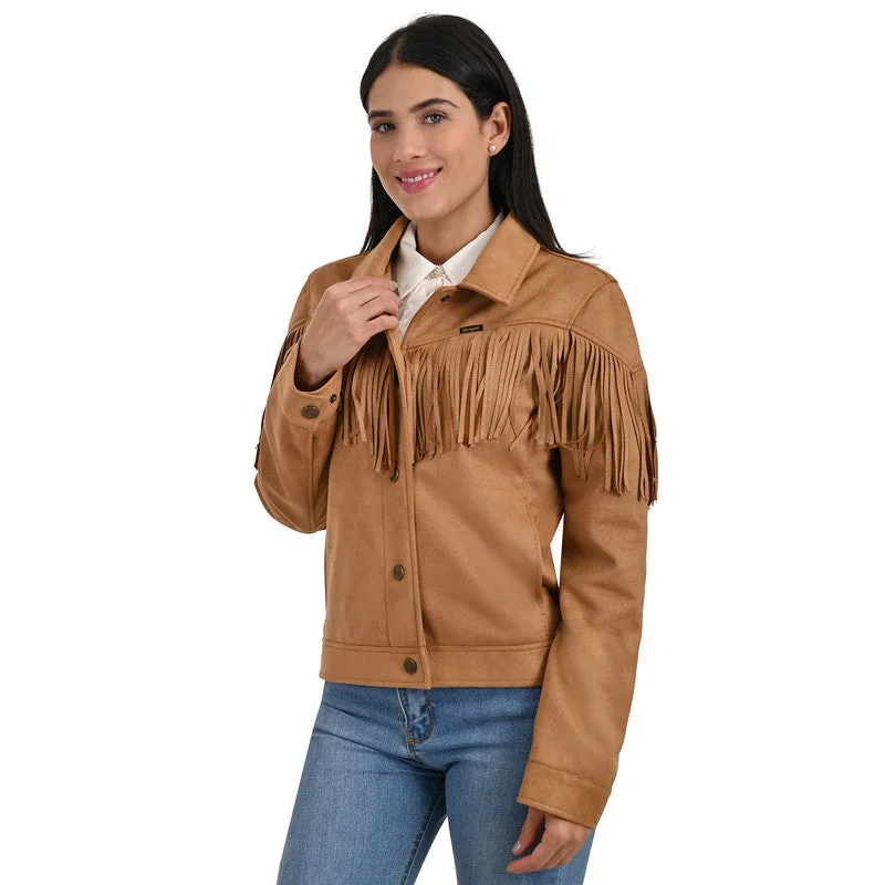 End Of Season Sale Wrangler Women's Western Style Fringed Jacket